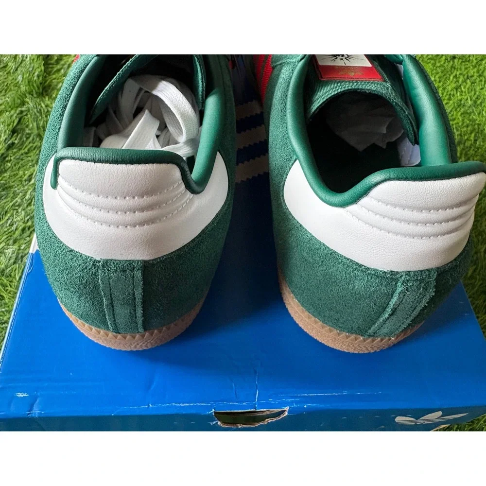 Adidas Samba OG Mexico Dark Green Scarlet Gum IH6829 Mens Size 12 Sneaker